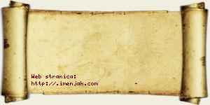 Jasmina Čaluković vizit kartica